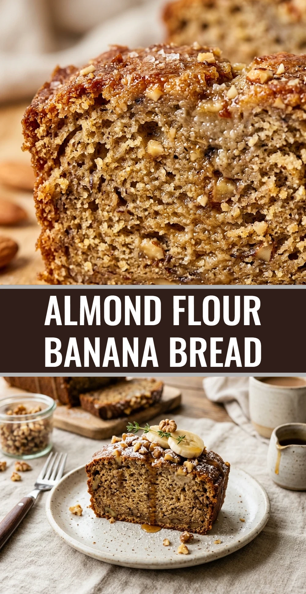 Almond Flour Banana Bread
