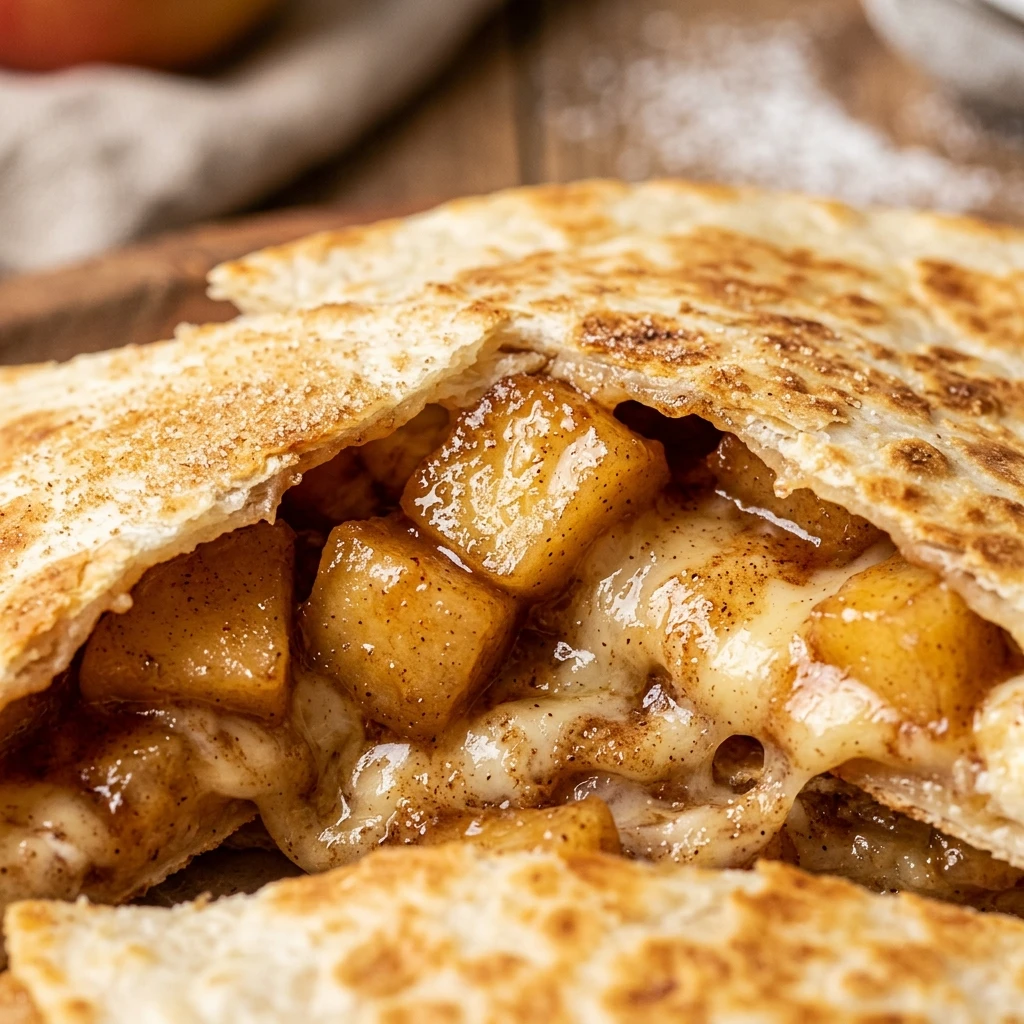 Apple Cinnamon Breakfast Quesadilla