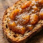 Apricot Chia Jam Protein Toast
