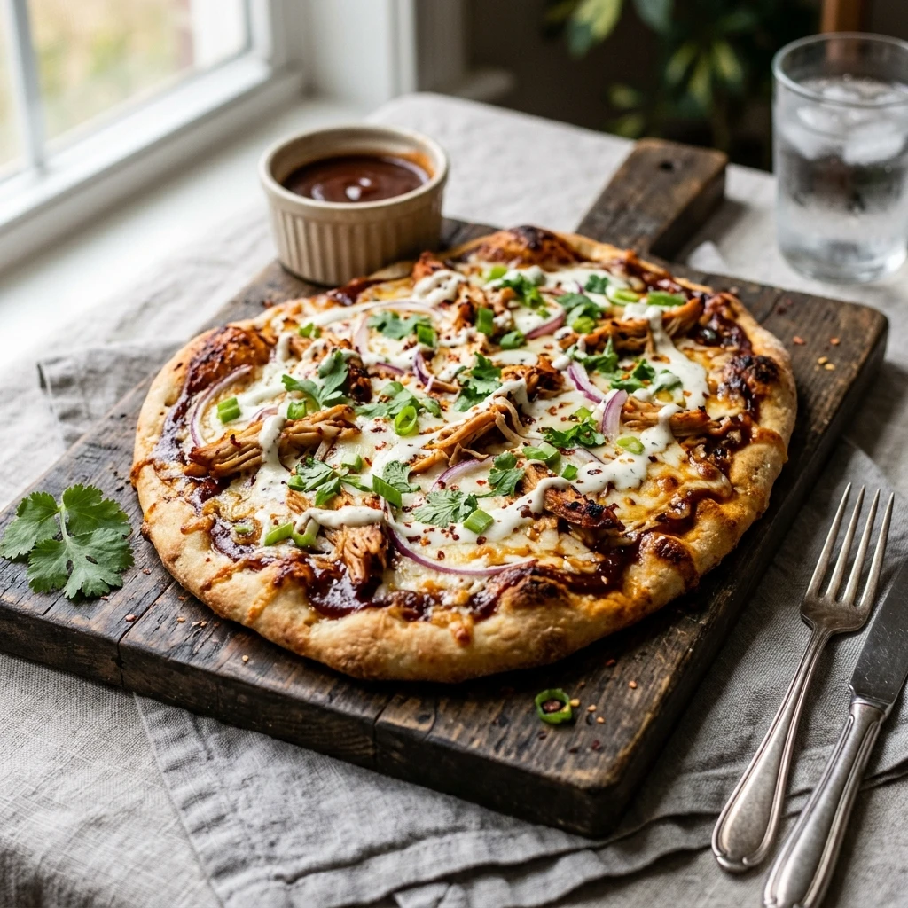 BBQ Chicken Flatbread Pizza