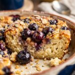 Blueberry Cottage Cheese Breakfast Bake