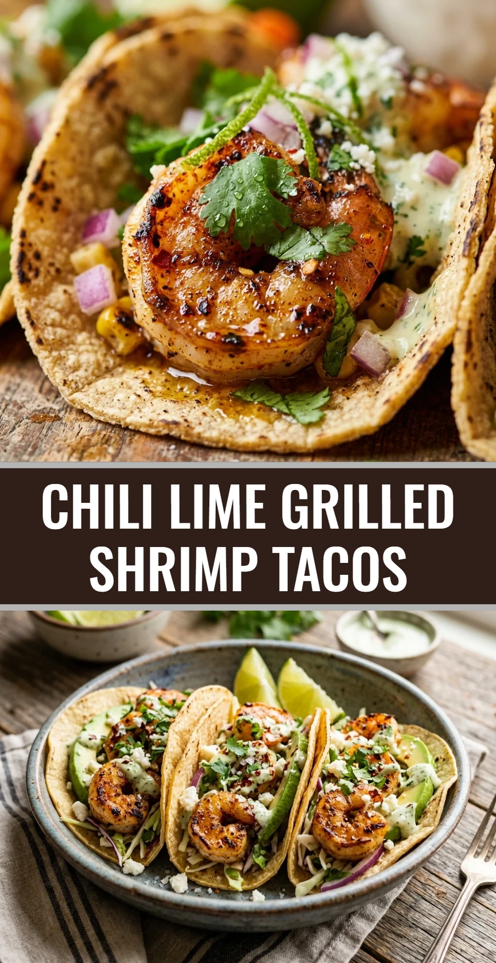 Chili Lime Grilled Shrimp Tacos