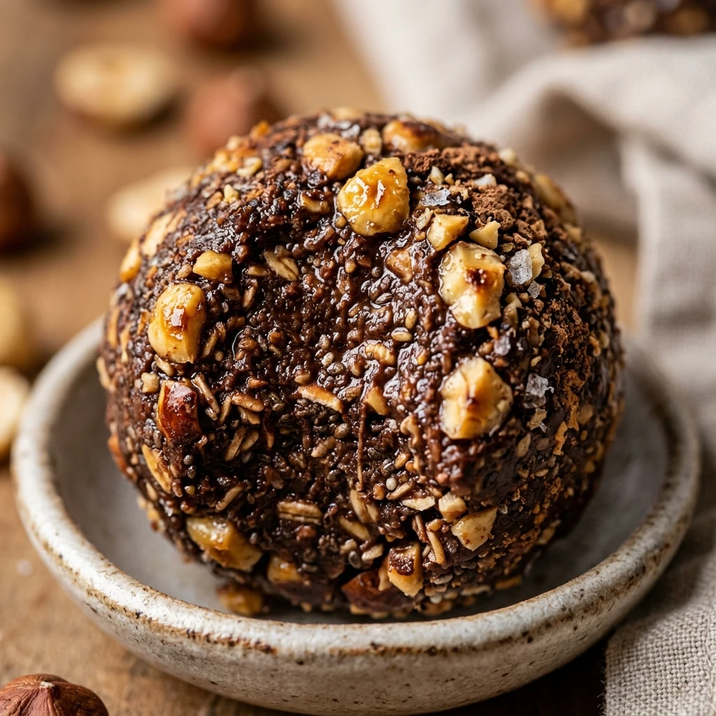 Chocolate Hazelnut Protein Energy Balls