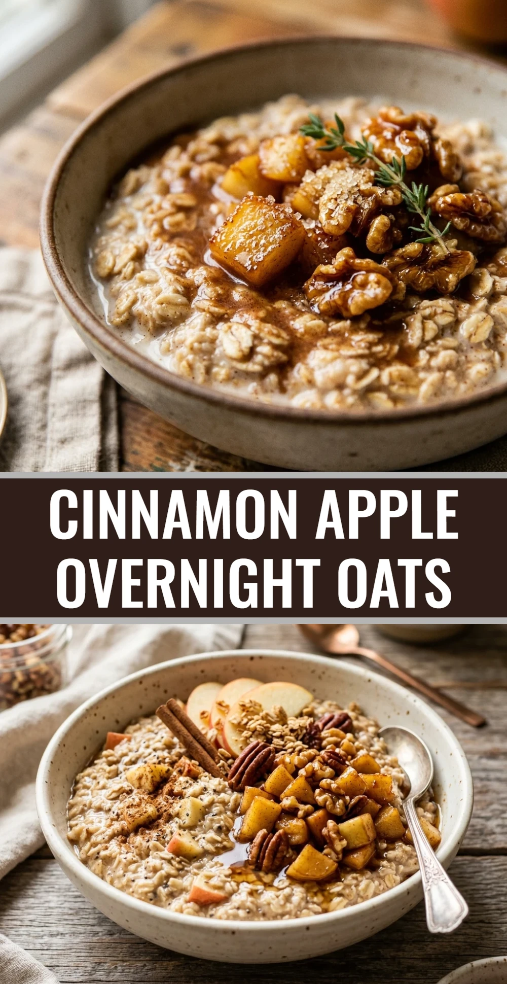 Cinnamon Apple Overnight Oats