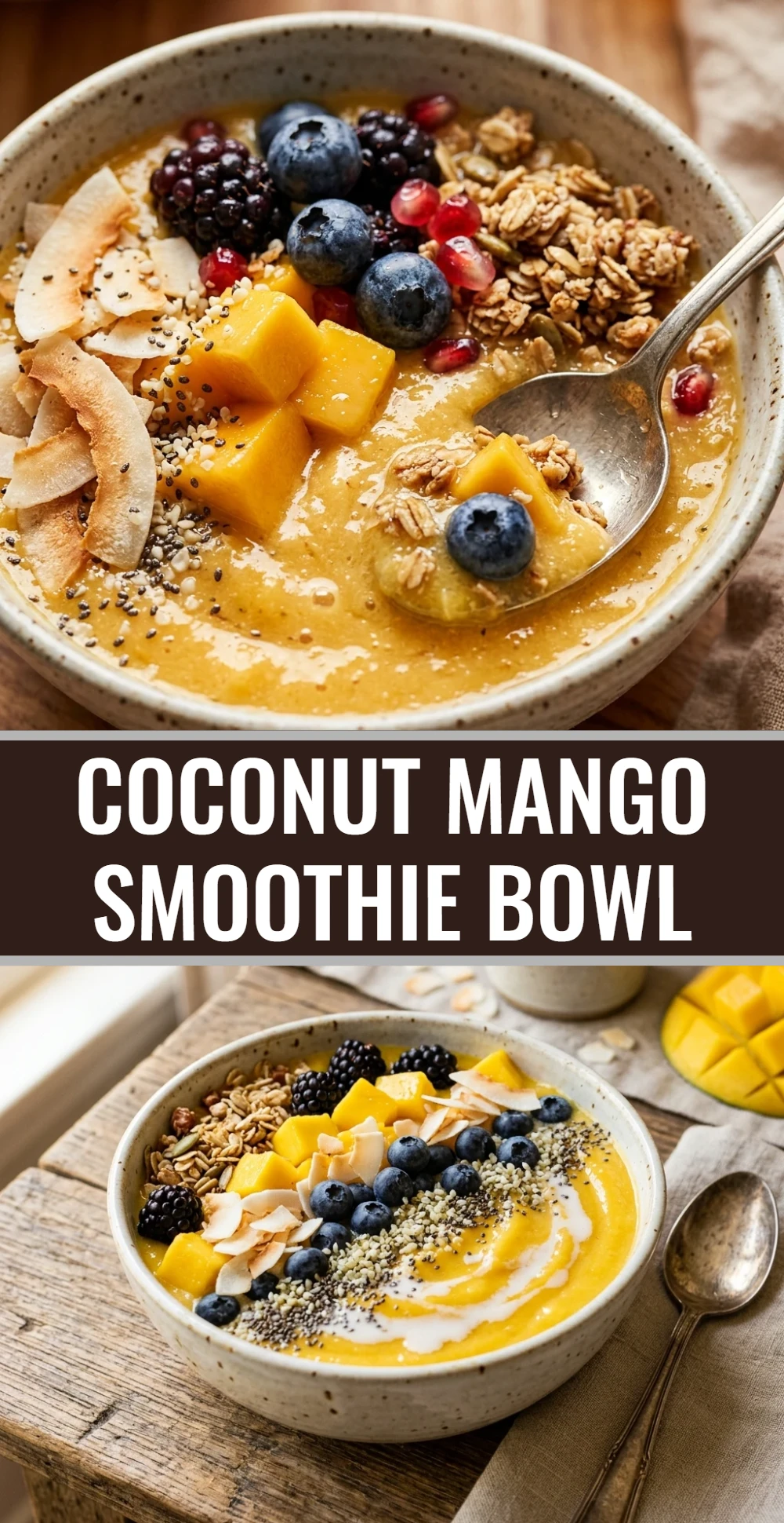 Coconut Mango Smoothie Bowl
