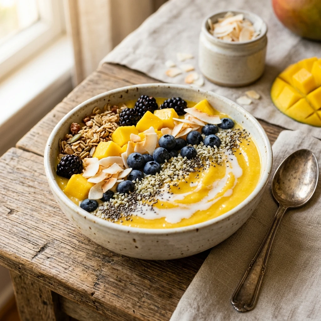 Coconut Mango Smoothie Bowl