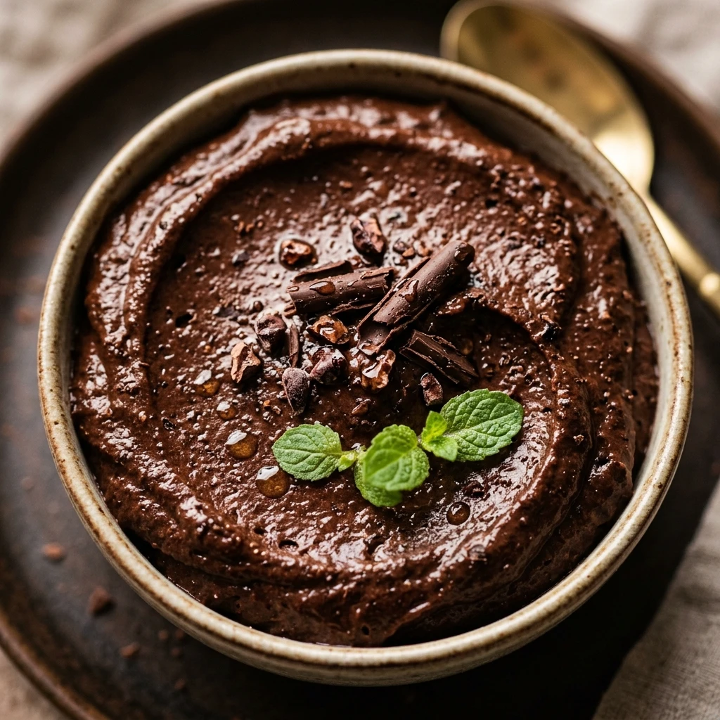Dark Chocolate Avocado Mousse