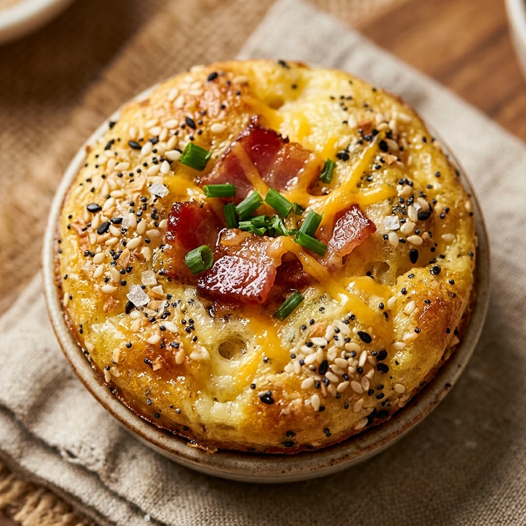 Everything Bagel Breakfast Egg Cups