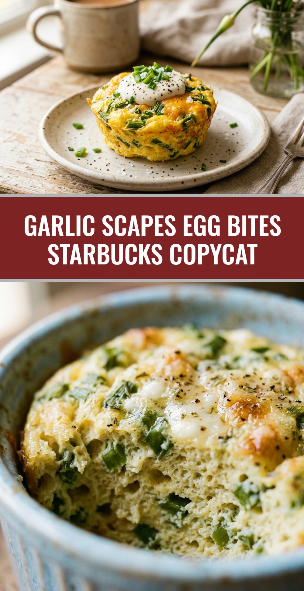 Garlic Scapes Egg Bites Starbucks Copycat