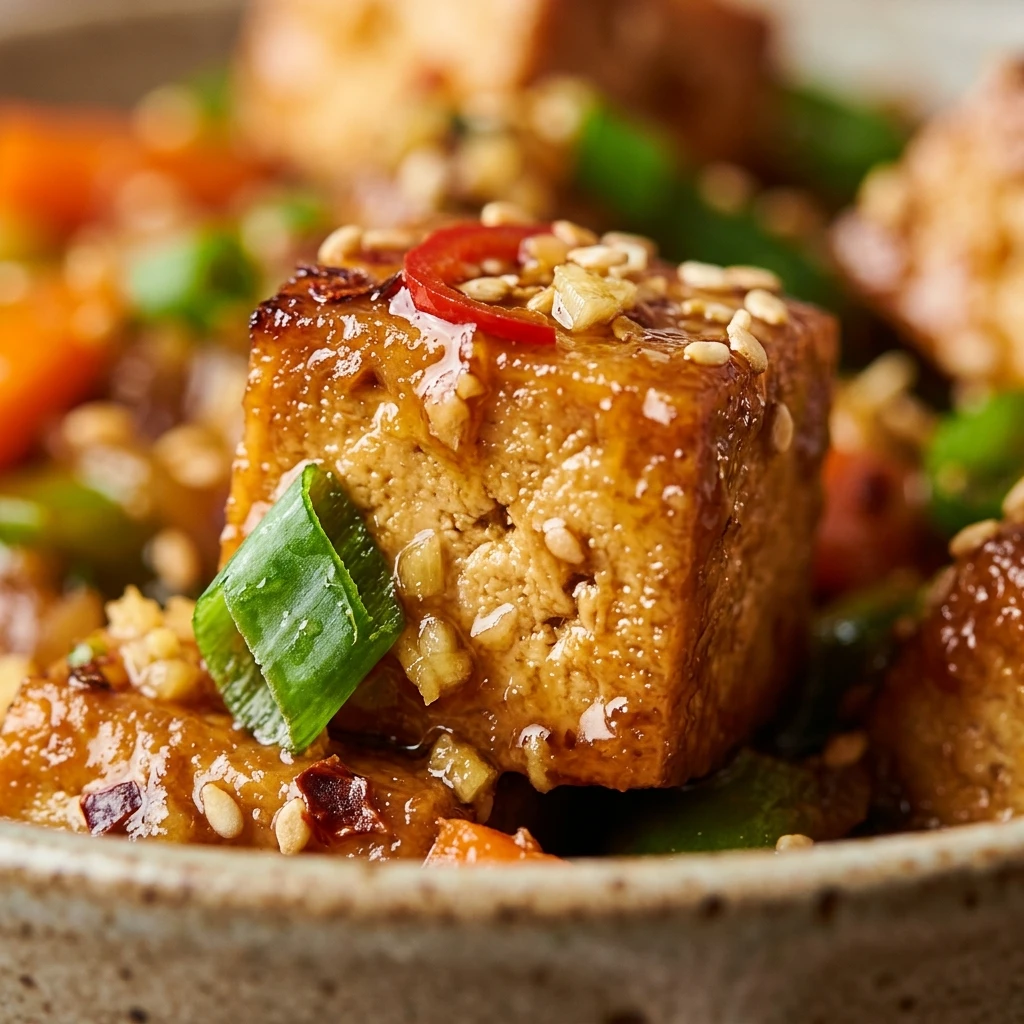 Ginger Soy Glazed Tofu Stir Fry