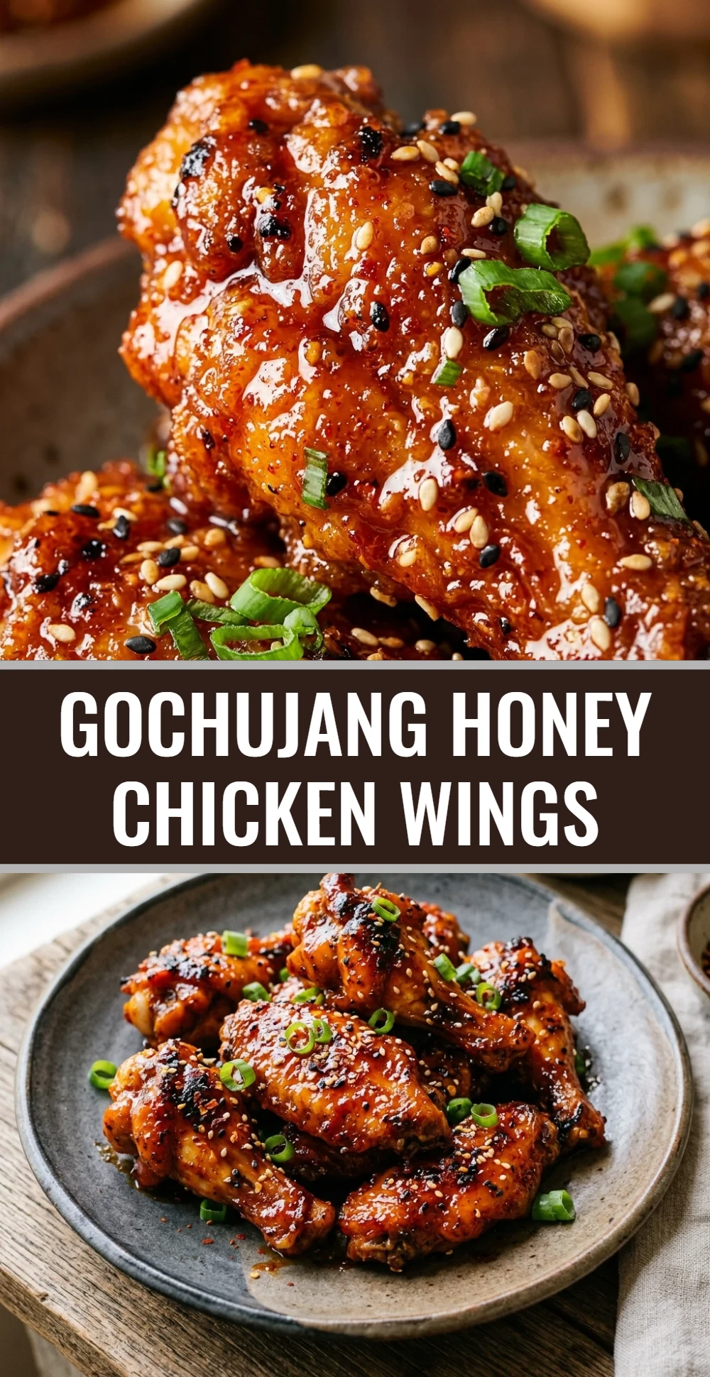 Gochujang Honey Chicken Wings