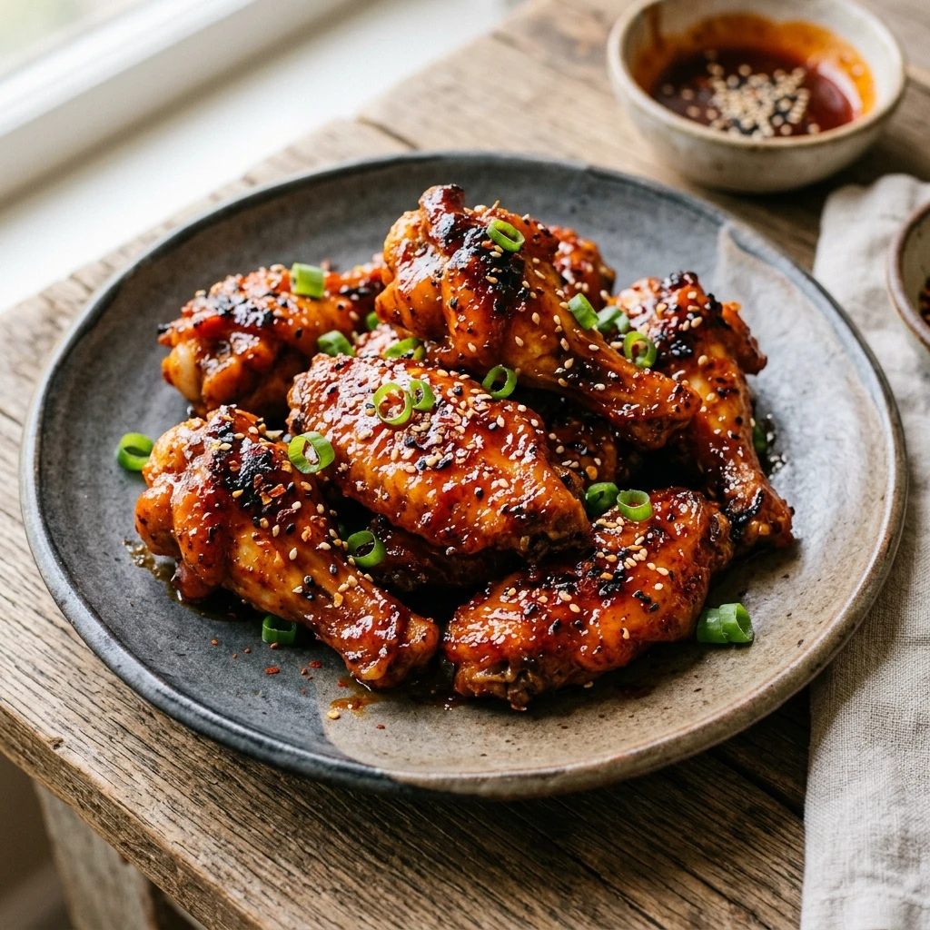 Gochujang Honey Chicken Wings