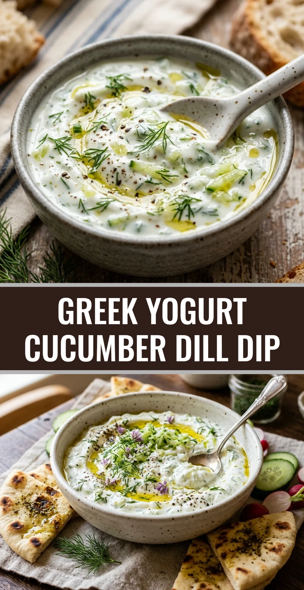Greek Yogurt Cucumber Dill Dip