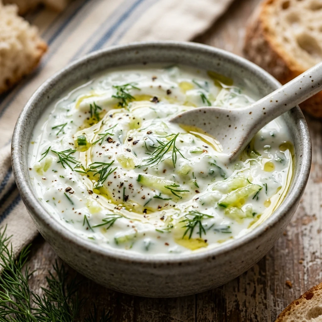 Greek Yogurt Cucumber Dill Dip