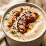 Grilled Peach Protein Smoothie