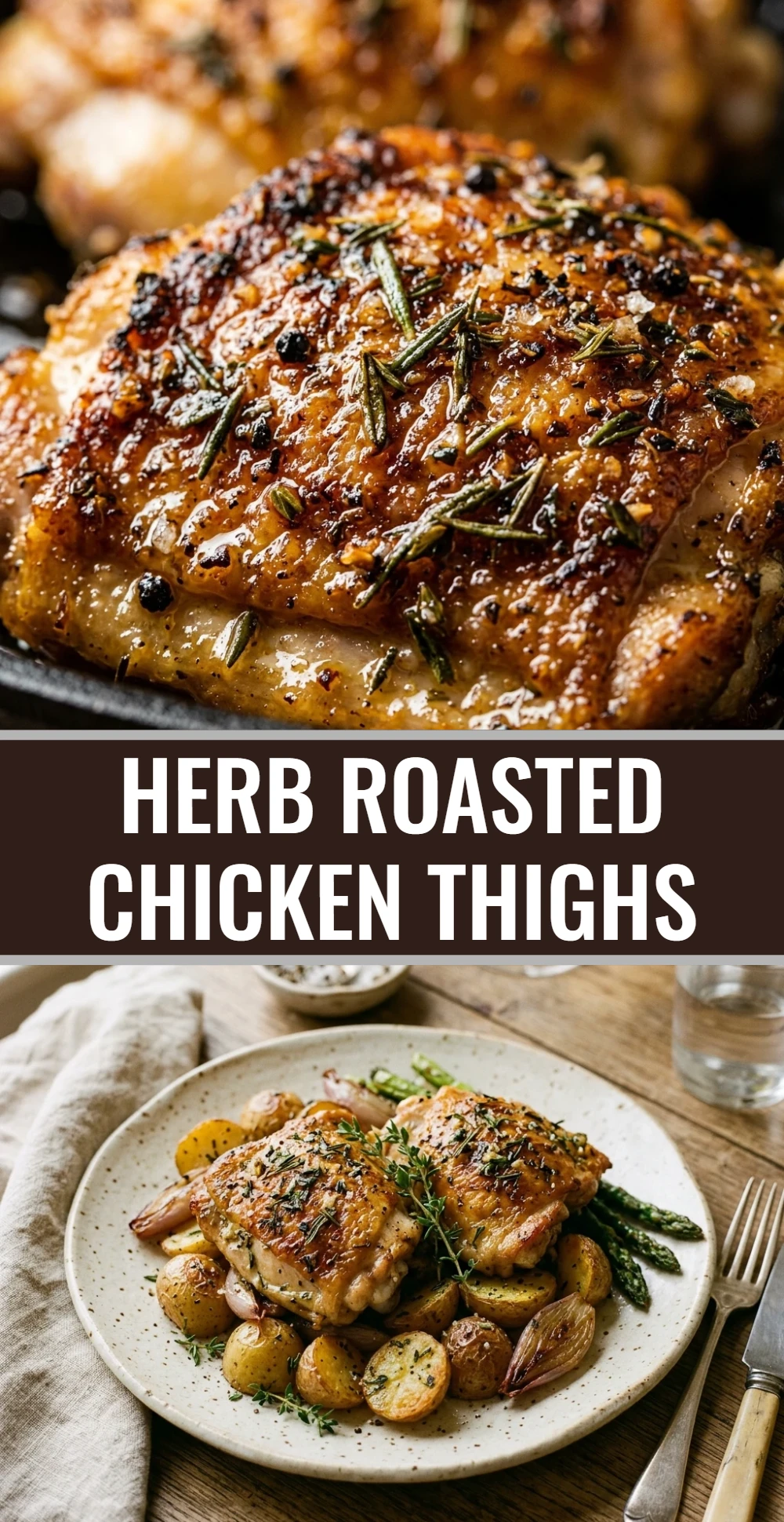 Herb Roasted Chicken Thighs