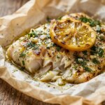 Lemon Herb Grilled Cod Packets