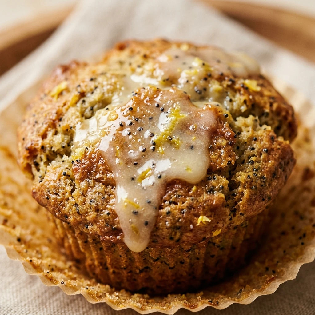 Lemon Poppy Seed Protein Muffins