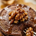 Maple Walnut Protein Pancakes