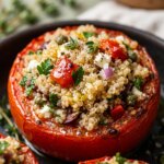 Mediterranean Quinoa Stuffed Tomatoes