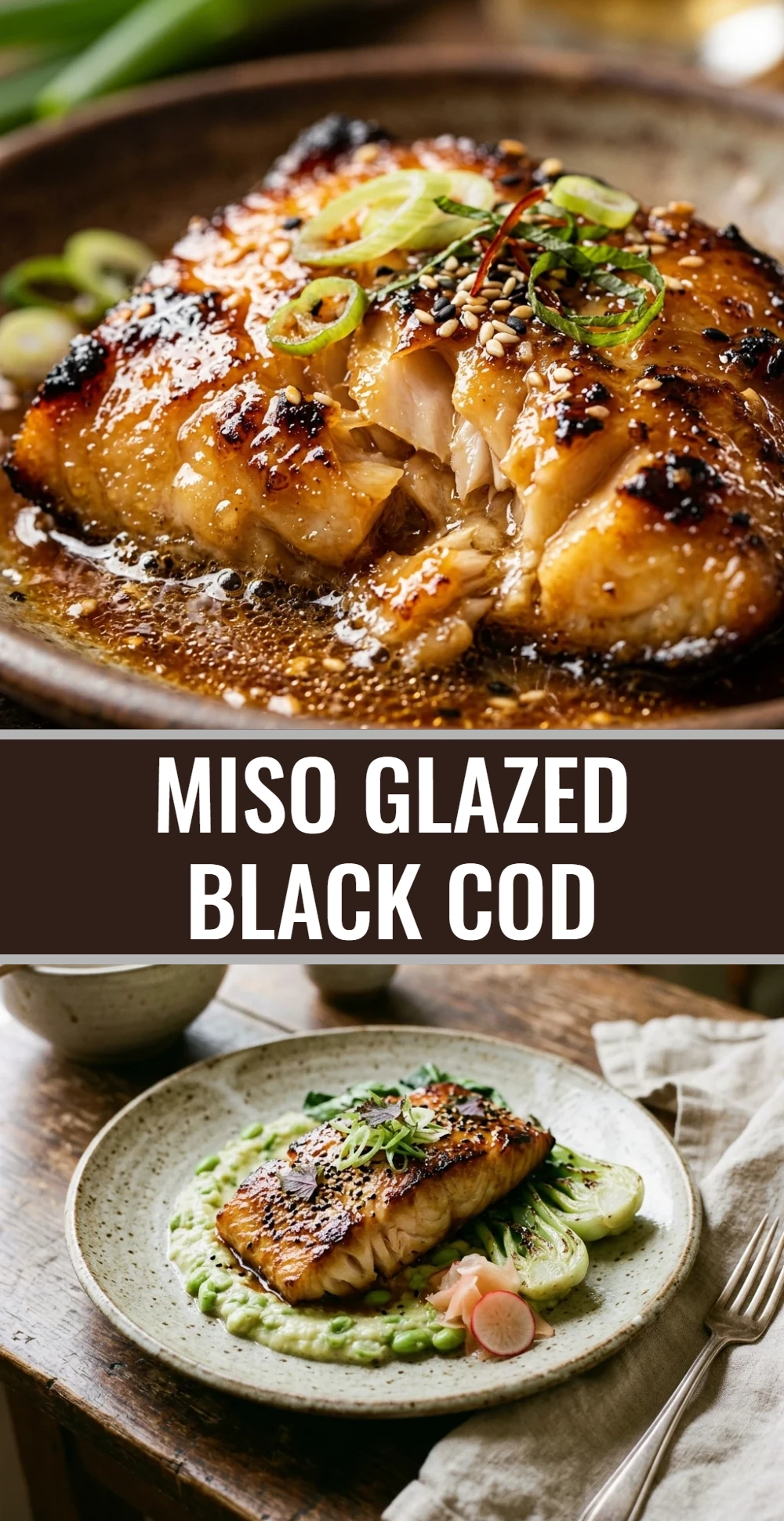 Miso Glazed Black Cod
