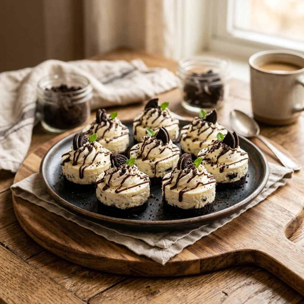 No-Bake Oreo Cheesecake Bites
