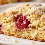 Raspberry White Chocolate Scones