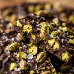 Salted Pistachio Chocolate Bark