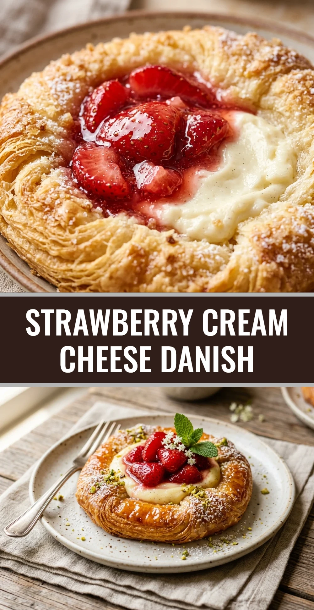 Strawberry Cream Cheese Danish