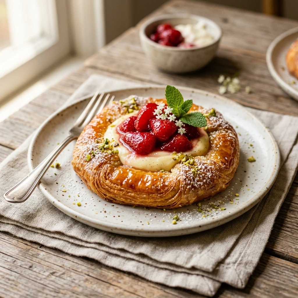 Strawberry Cream Cheese Danish