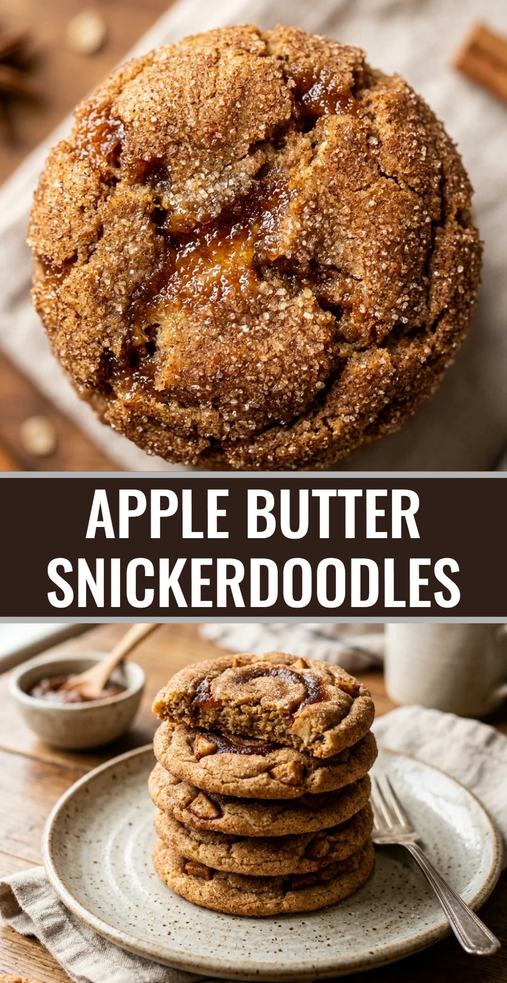 Apple Butter Snickerdoodles