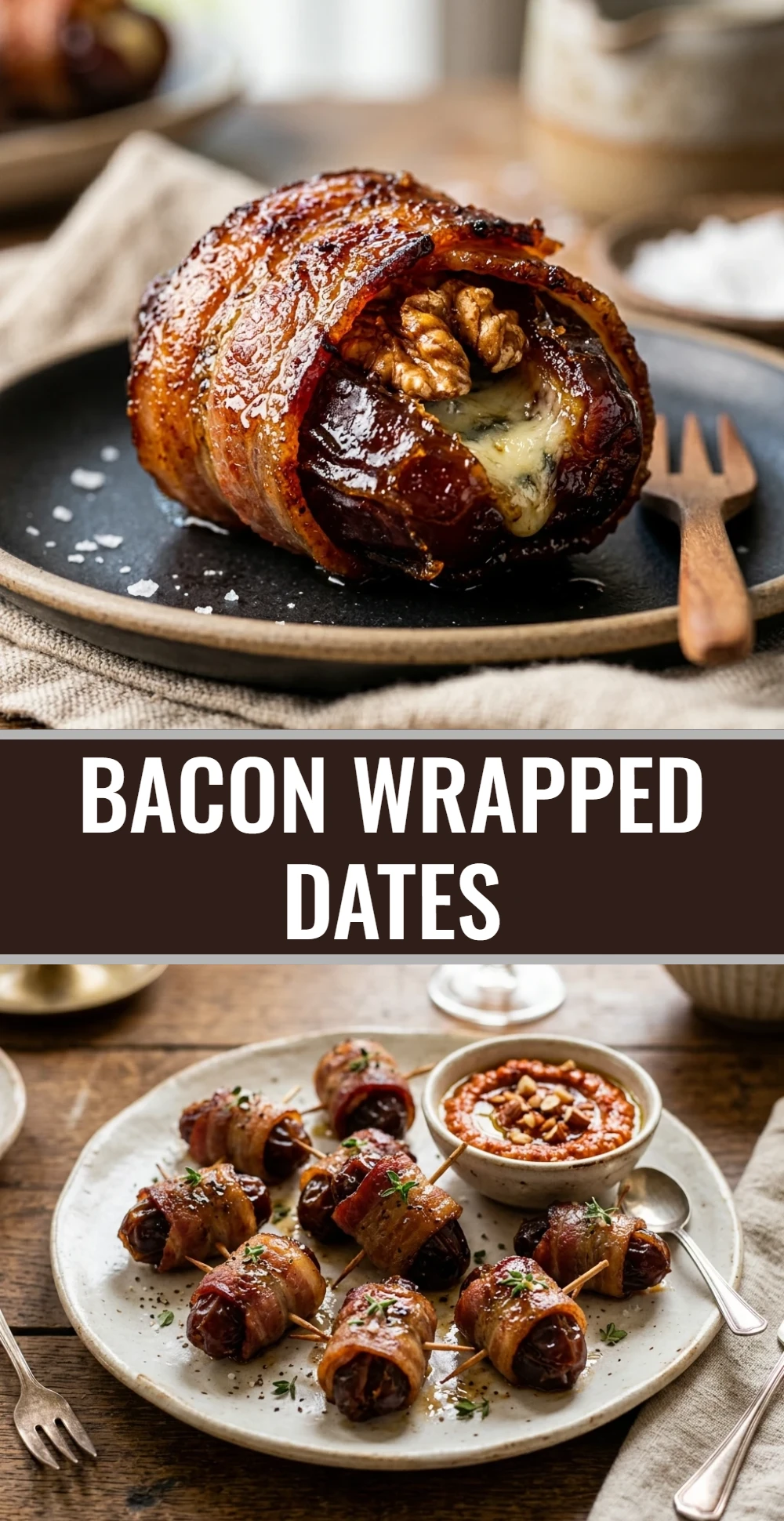 Bacon Wrapped Dates