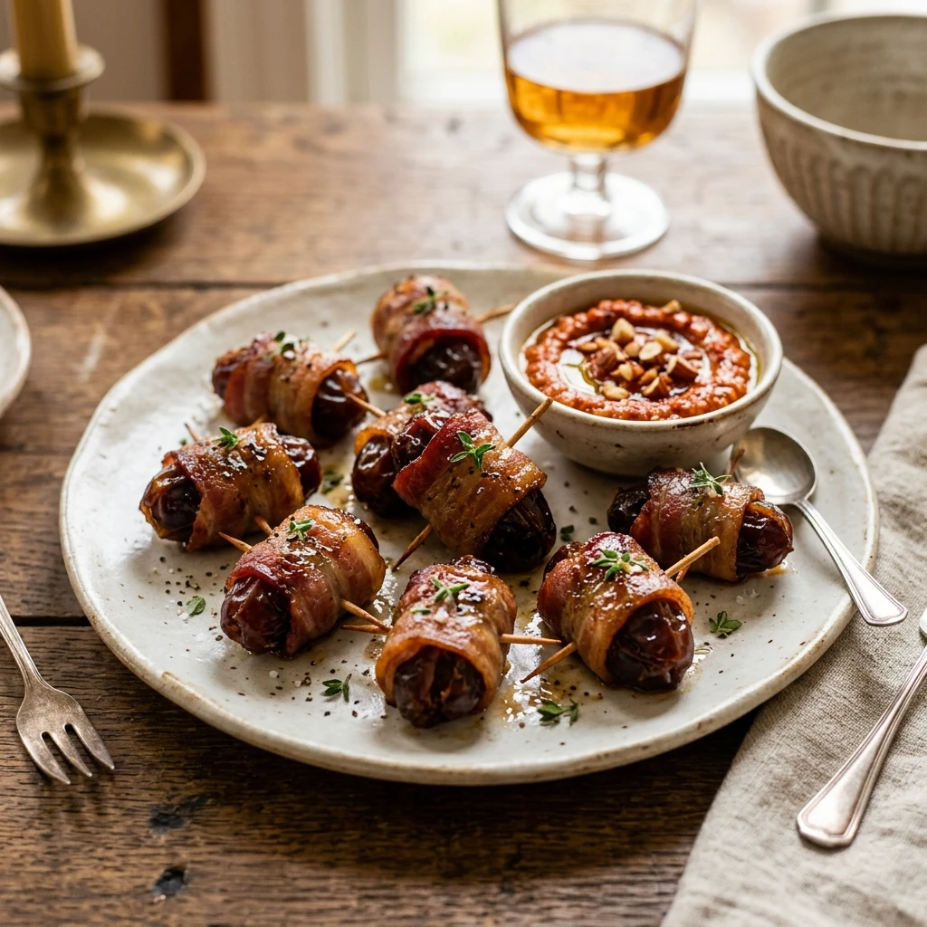 Bacon Wrapped Dates