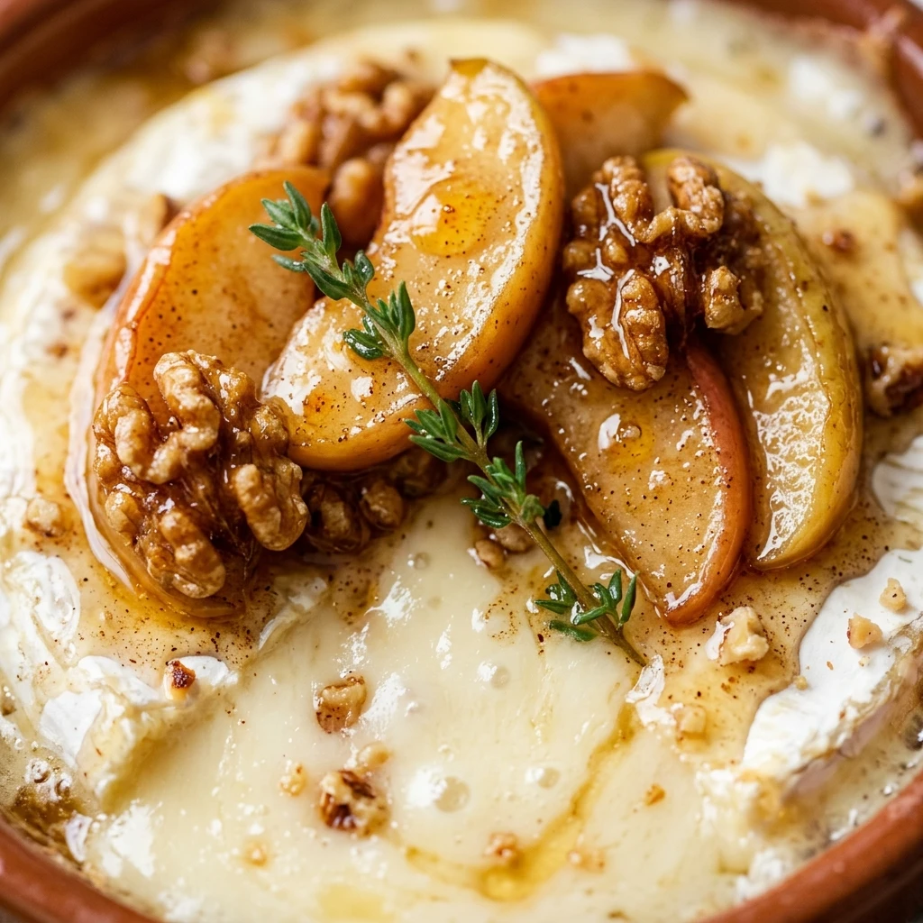 Baked Brie With Apples And Honey