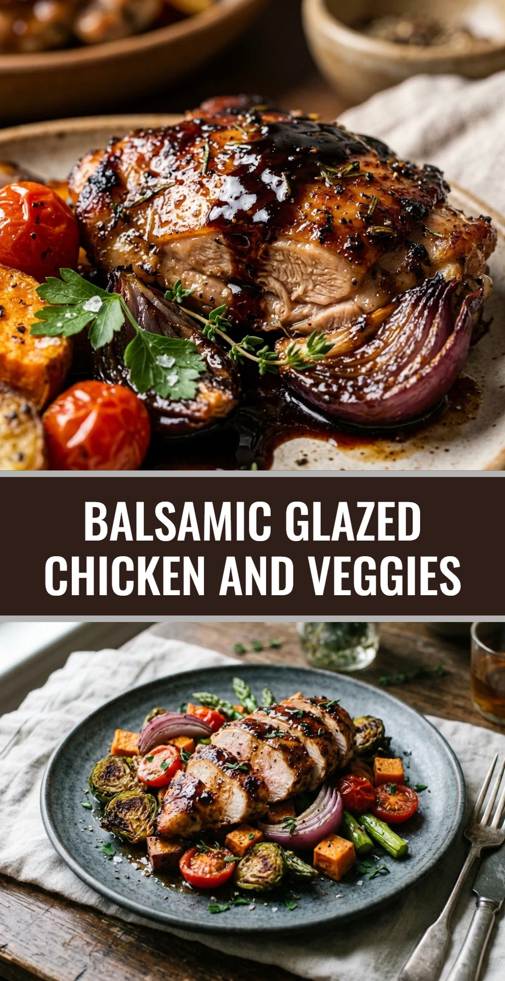 Balsamic Glazed Chicken And Veggies
