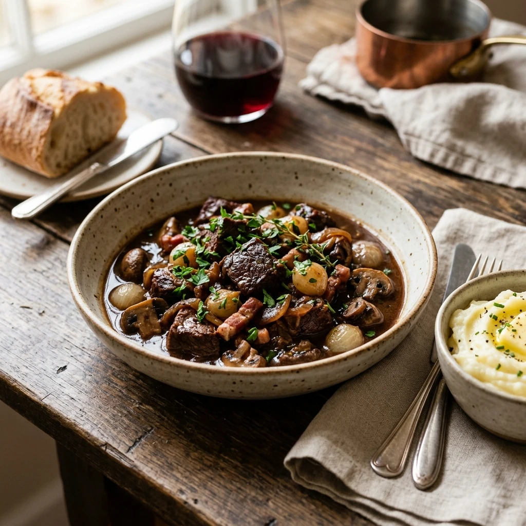 beef bourguignon recipe