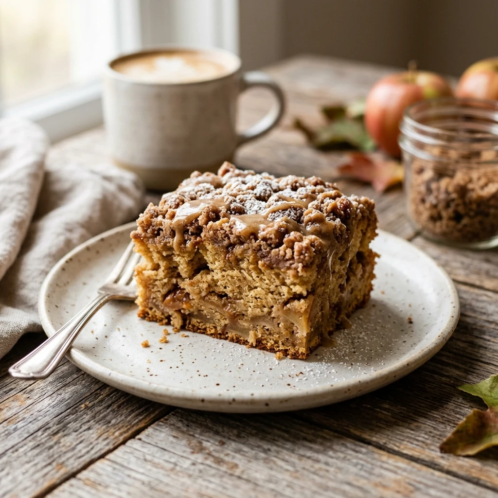 Brown Butter Apple Coffee Cake