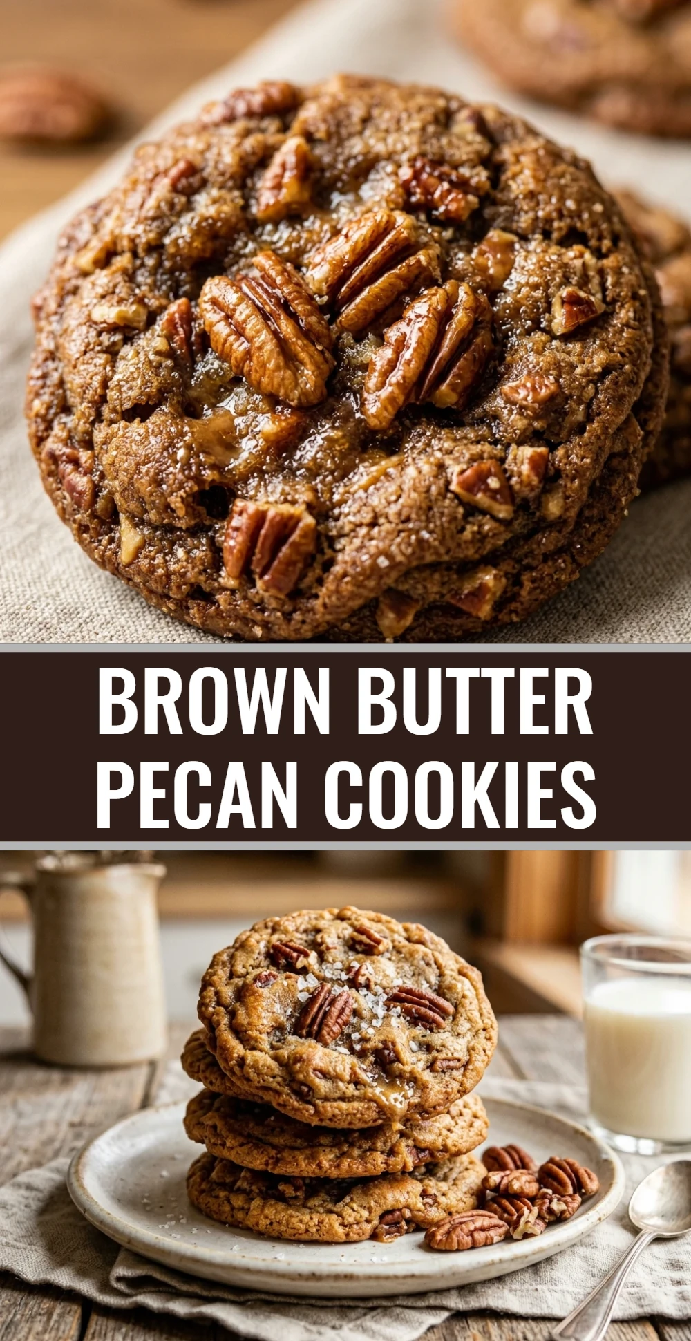 Brown Butter Pecan Cookies