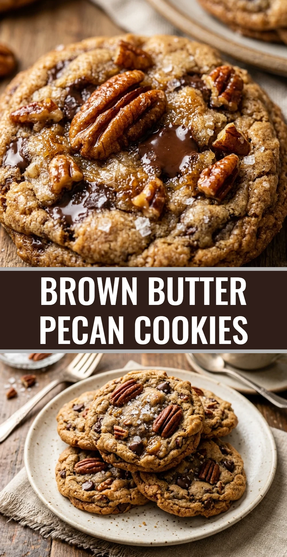 Brown Butter Pecan Cookies
