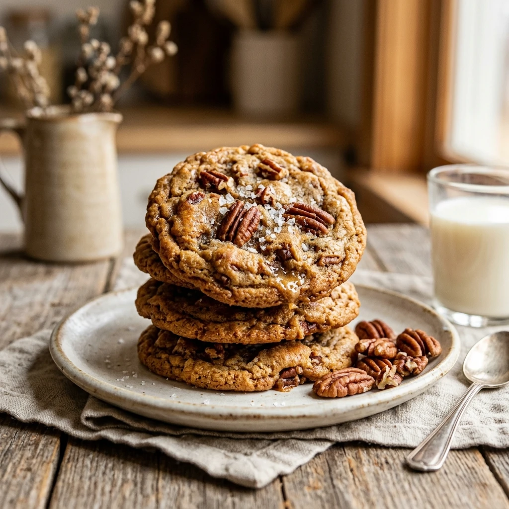 Brown Butter Pecan Cookies
