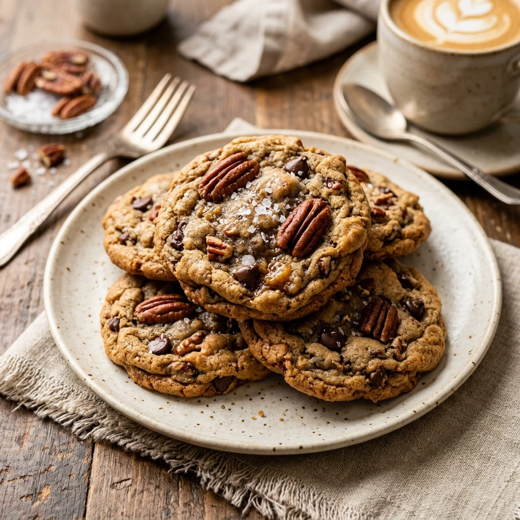 Brown Butter Pecan Cookies