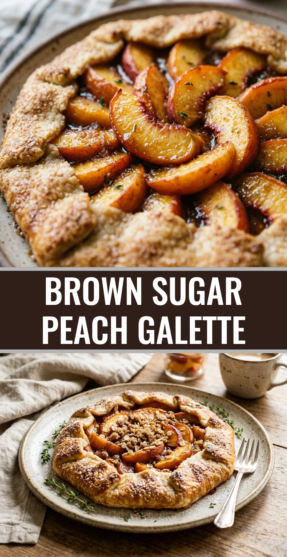 Brown Sugar Peach Galette