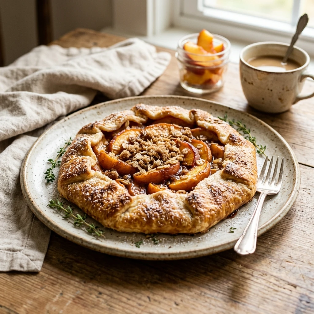 Brown Sugar Peach Galette