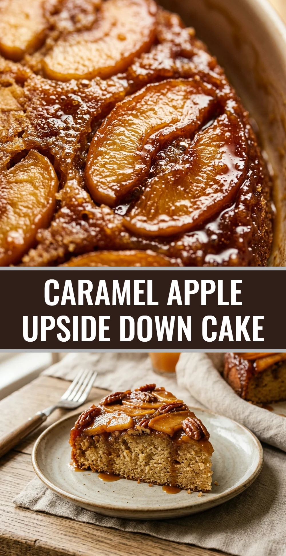 Caramel Apple Upside Down Cake