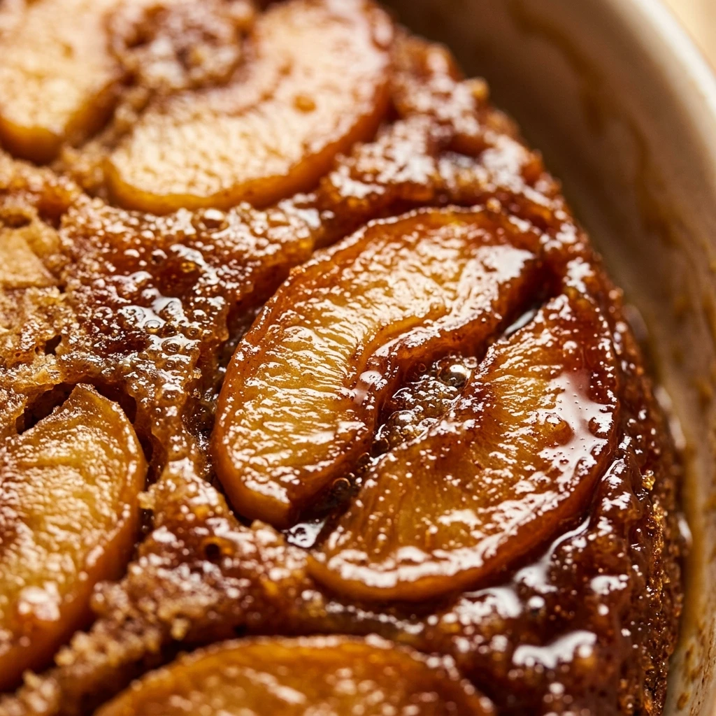 Caramel Apple Upside Down Cake
