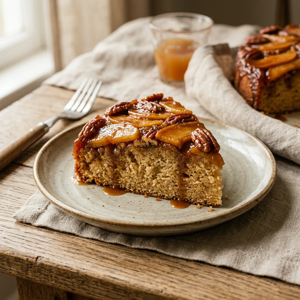 Caramel Apple Upside Down Cake