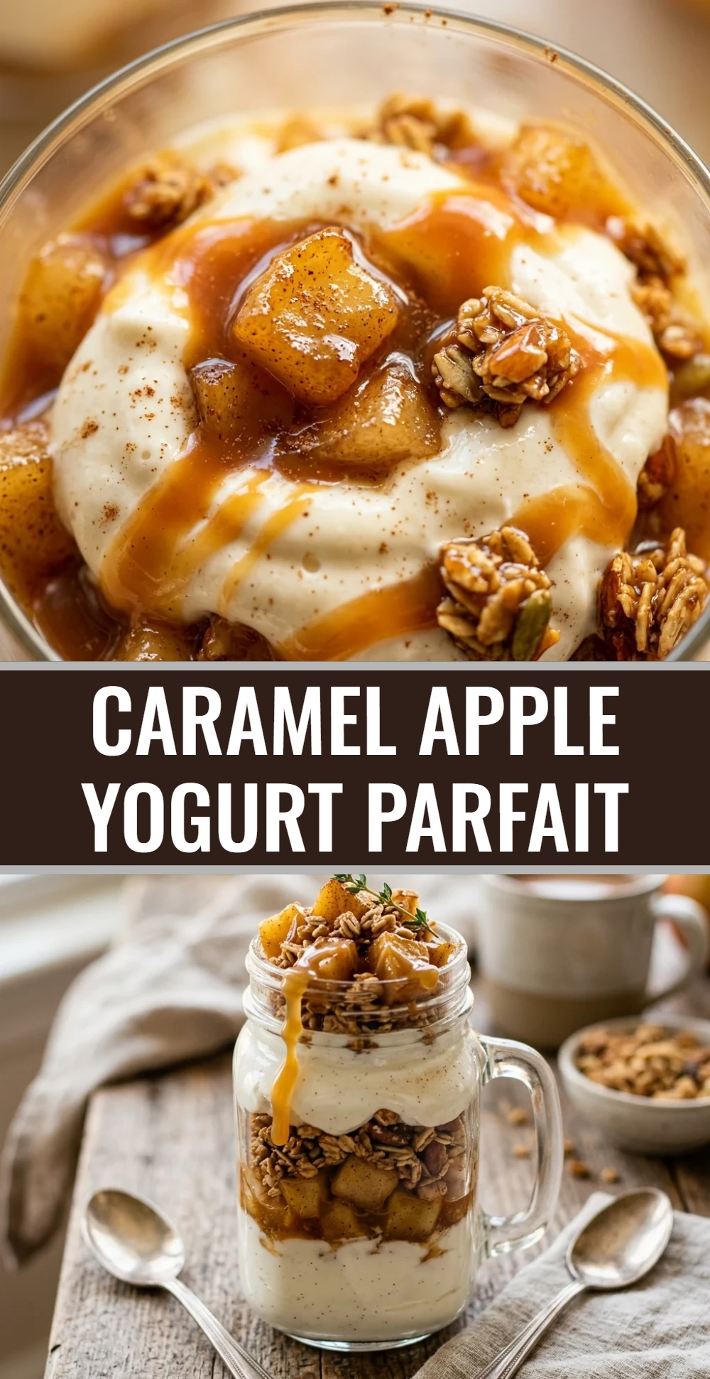 Caramel Apple Yogurt Parfait