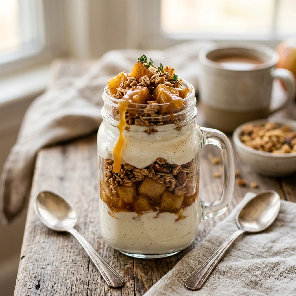Caramel Apple Yogurt Parfait