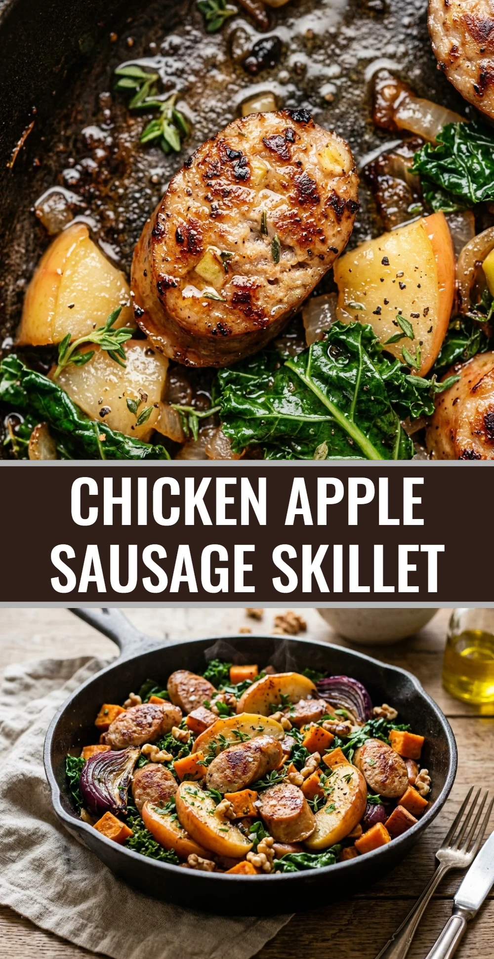 Chicken Apple Sausage Skillet