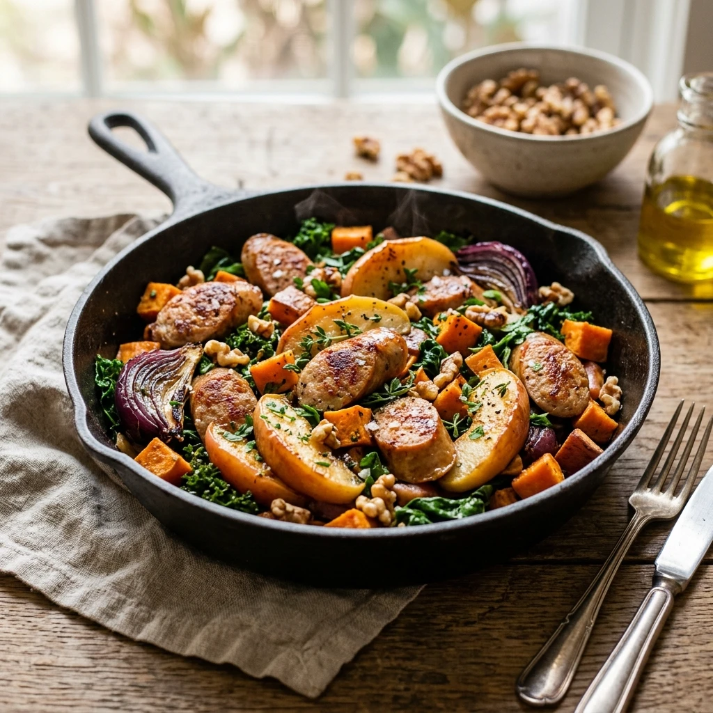 Chicken Apple Sausage Skillet
